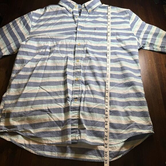 Tommy Hilfiger Classic Fit Cotton Long Sleeve Button Down Shirt Men’s Size XL - Picture 9 of 10